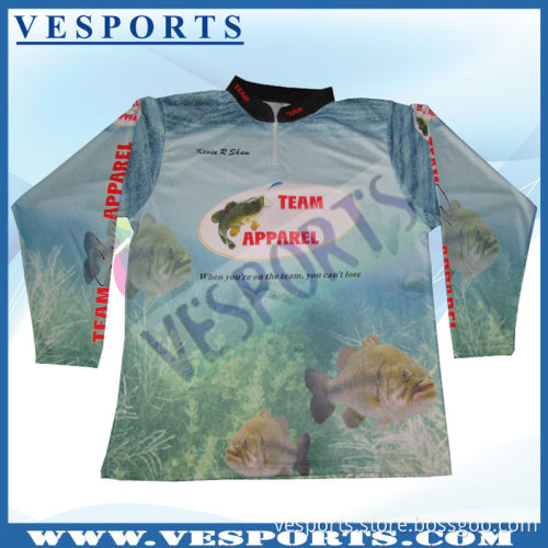 Custom Design Small Size Children Fishing Shirts